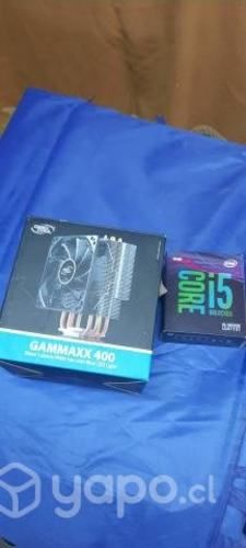 Gabinete disipador y procesador