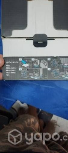 Gabinete disipador y procesador