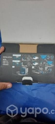 Gabinete disipador y procesador