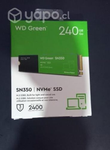 Disco SSD 240GB PCle NVMe m.2 WD Green