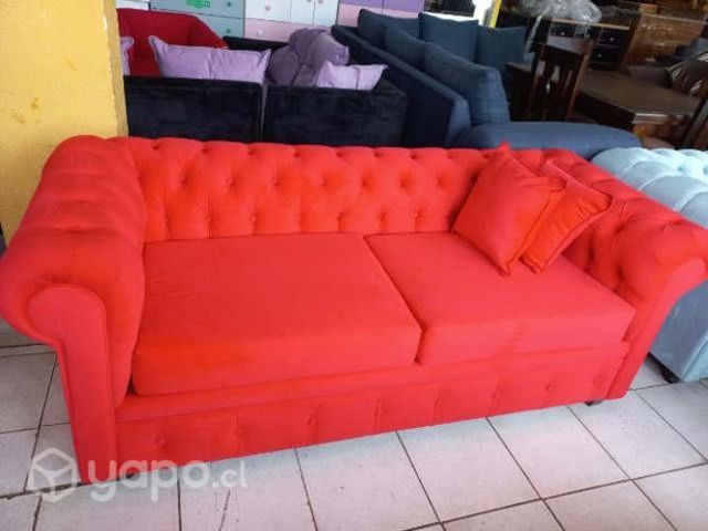 Sofá chesterfiel variedad de colores