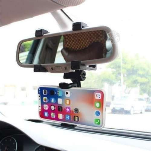 Soporte Celular Universal 360 de Espejo Retrovisor