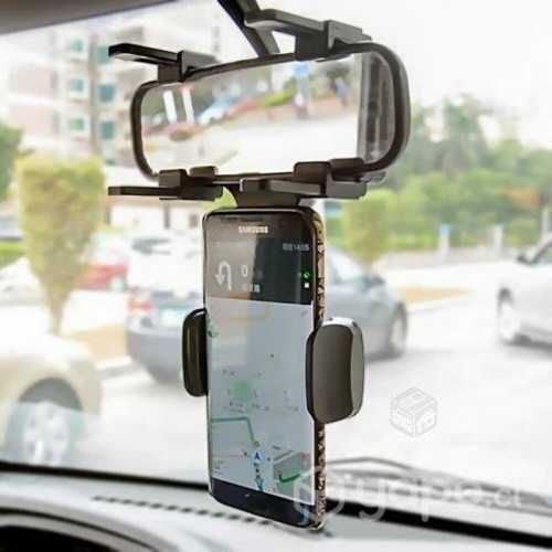 Soporte Celular Universal 360 de Espejo Retrovisor