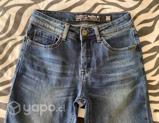 Jeans Rolly Go Mujer Regular Patas Anchas