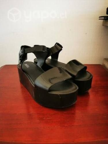 Sandalias plataforma melissa negro