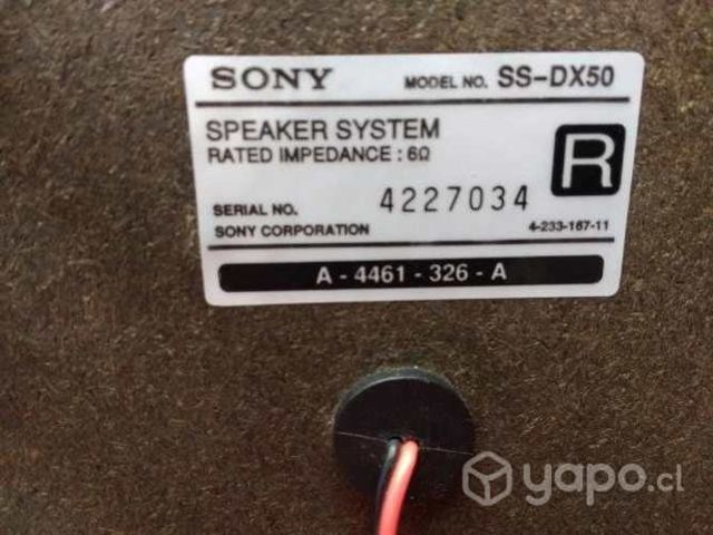 Bafles SONY IMPECABLES