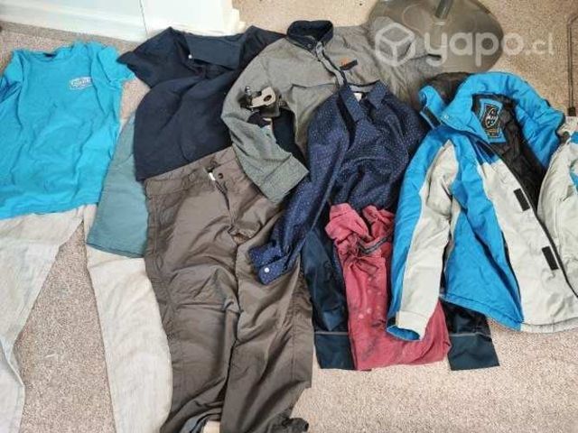 Lote de ropa niños talla 10 , 12 L feriantes etc