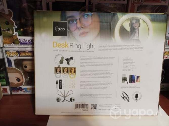 Aro de luz para celular 10"