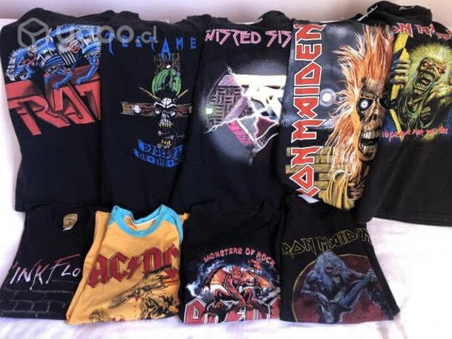 Poleras rock metal