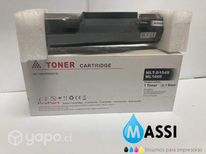Toner alternativo nuevo para samsung d104s