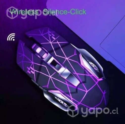 Mouse Gamer Inalambrico Recargable Con Luces Q13