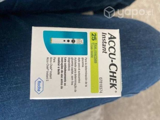 Cintas accu chek instant