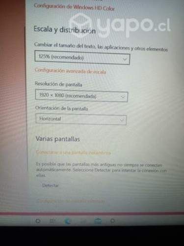 Laptop sin detalles por renovacion