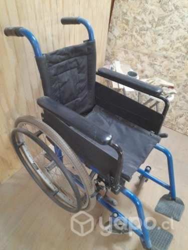 silla rueda niño y rack