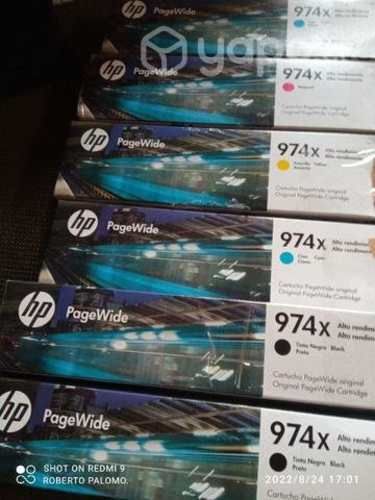 Tintas HP 974x de alta vacias