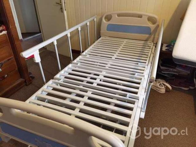 Catre clínico con colchón 3 cuerpos y antiescaras