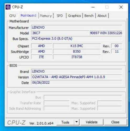 Placa madre Lenovo+Procesador AMD A12 9800