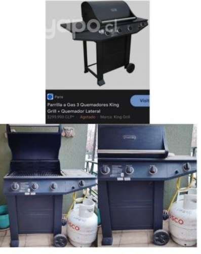 Parrilla a gas KingGrill