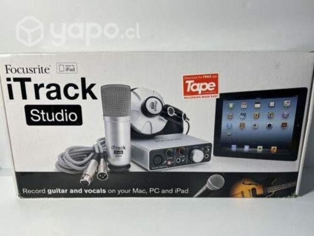 Itrack studio interface ipad
