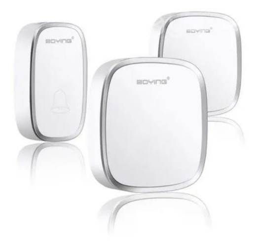 Timbre Inalámbrico Impermeable Con Luz Led 1 Trans