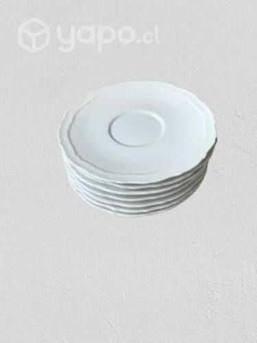 7 platos &quot;ripley home&quot;. Porcelana.15 cm