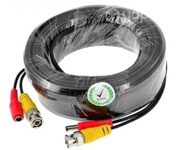 Rollo de cable BNC /DC para CCTV 15 mt