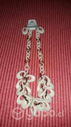 Conjunto collar aros colores