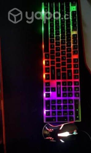 Teclado y mouse gamer