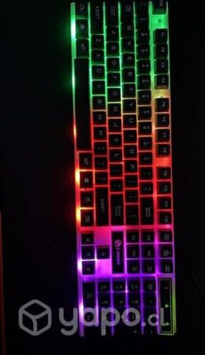 Teclado y mouse gamer