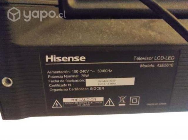Smart TV Hisense 43"
