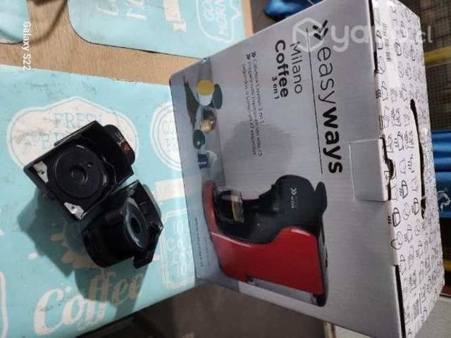 Cafetera cápsulas dos en uno