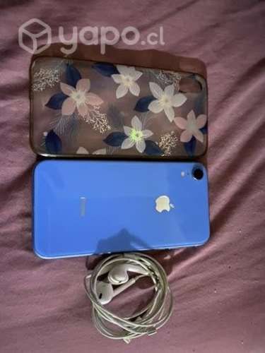 IPhone XR celeste 128gb 90% condición