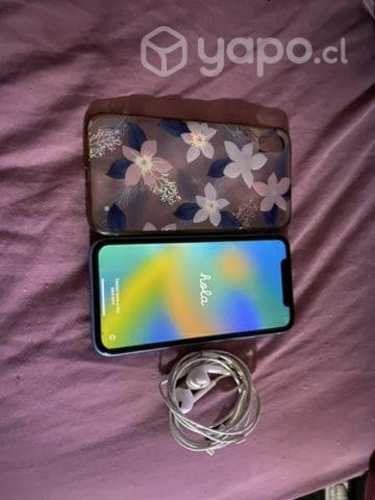 IPhone XR celeste 128gb 90% condición
