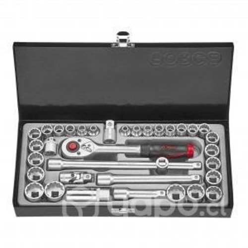 Jgo. dados 3/8 pulg. mm./pulg. (3351-5) -force