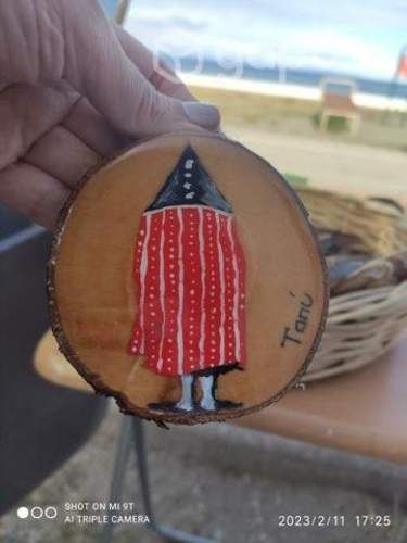 Souvenir madera pintados