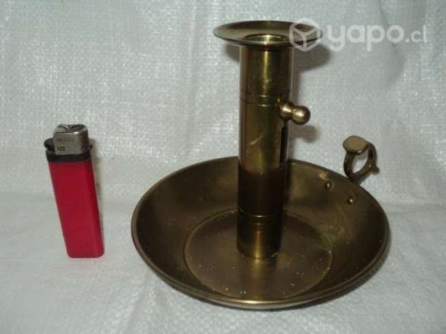 Palmatoria De Bronce Con Sistema De Regulación