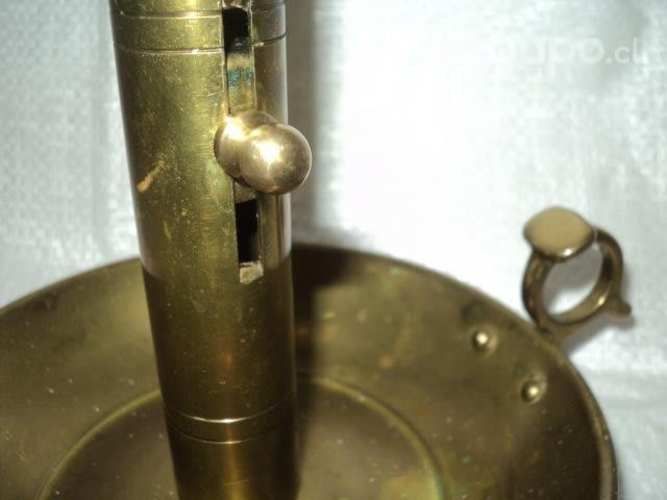 Palmatoria De Bronce Con Sistema De Regulación