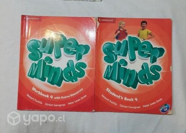 Libro Inglés Super Minds 4 Básico Cambridge