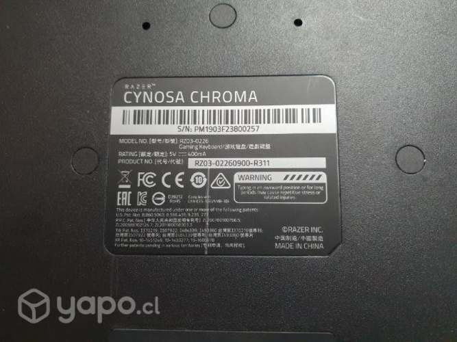 Cynosa chorma teclado gamer