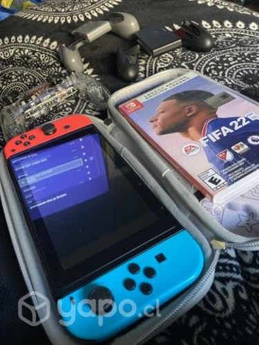 Nintendo Switch Neon V2 +extras