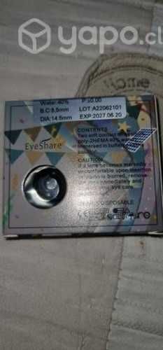Lentes de contacto nuevos