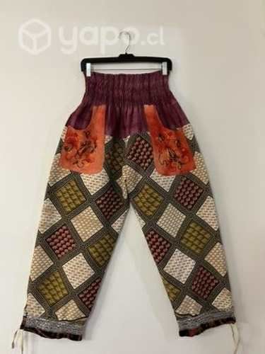 Pantalón Hindu Con Bolsillo Bordado Talla Xl/2xl