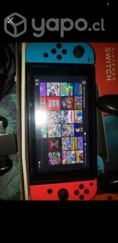 Consola nintendo switch ,hartos juegos ,mando pro