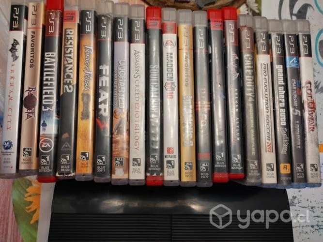 ps3 con todos los juegos