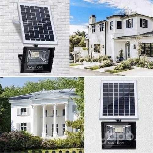 Foco Led 120w + Panel Solar + Control