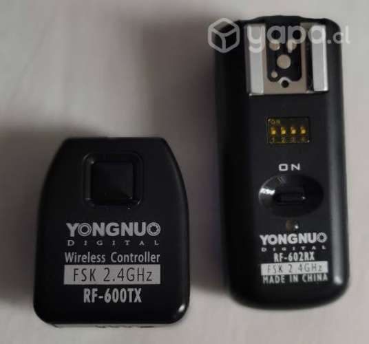 Controlador Remoto Yongnuo RF-600TX + RF-602RX