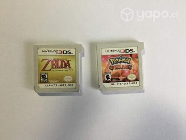 Zelda OoT + Pokémon Ruby 3ds