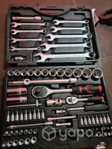 Juego De Dados Hexagonales Y Llaves 82 Pzas. Forc