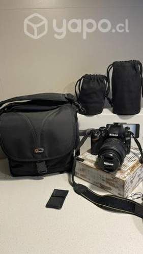 Cámara réflex Nikon D3200 + Lentes