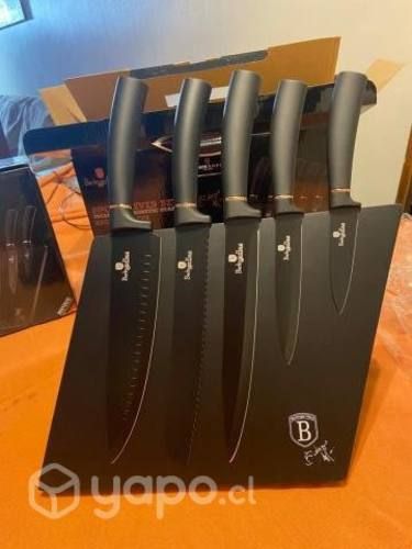 Set 5 cuchillos cocina profesional